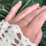 Gold Tree Bark Ring