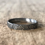 Antique Silver Paisley Ring
