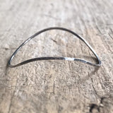 Antique Silver Saddle Bangle