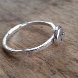 Sterling Silver Crossed Arrows Ring
