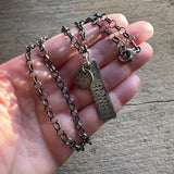 Sterling Silver Custom Coordinates Necklace