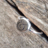 Sterling Silver Ampersand Ring