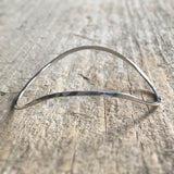 Sterling Silver Saddle Bangle
