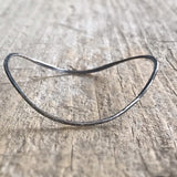 Antique Silver Saddle Bangle