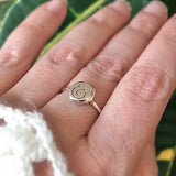 Sterling Silver Ampersand Ring