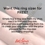 Antique Silver Half Round Ring