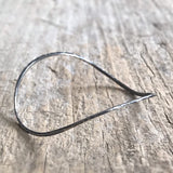 Antique Silver Saddle Bangle
