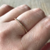 Gold Tree Bark Ring