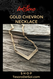 Gold Chevron Necklace