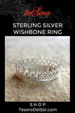 Silver Wishbone Ring
