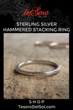 Sterling Silver Hammered Ring