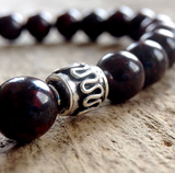 Men's Oxblood Bali Bracelet
