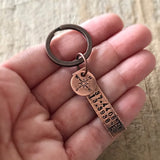 Custom GPS Coordinates Keychains