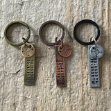 Custom GPS Coordinates Keychains