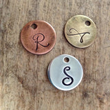 Initial Disc Jewelry Add-On - TesoroDelSol