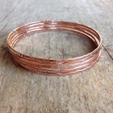 Rose Gold Marquis<br>Bangle Bracelet