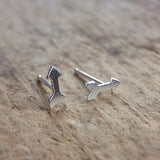 Sterling Silver Arrow Stud Earrings