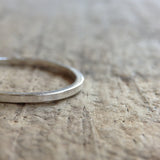 Sterling Silver Square Ring