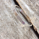Flat Sterling Silver Ring