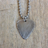 Men's Rustic Guitar Pick Chain Necklace