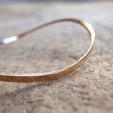 Gold Saddle<br>Bangle Bracelet