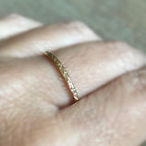 Gold Raw Silk Ring