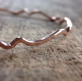 Rose Gold Moroccan<br>Bangle Bracelet