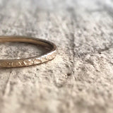 Gold Raw Silk Ring