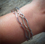 Rose Gold Moroccan<br>Bangle Bracelet