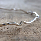 Sterling Silver Moroccan<br>Bangle Bracelet
