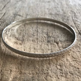Sterling Silver Mermaid<br>Bangle Bracelet