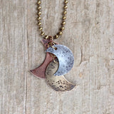 Men's Rustic Moon Phases Necklace - TesoroDelSol