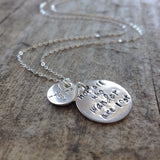 Sterling Silver Wanderlust Necklace