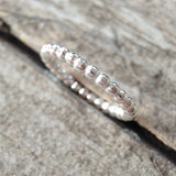 Sterling Silver Bead Ring