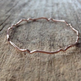 Rose Gold Moroccan<br>Bangle Bracelet