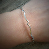 Sterling Silver Moroccan<br>Bangle Bracelet