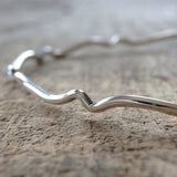 Sterling Silver Moroccan<br>Bangle Bracelet