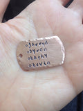 Men's Oxidized Square Bar Necklace - TesoroDelSol