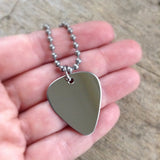 Men's Boho Guitar Pick Necklace