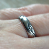 Antique Sterling Silver Flourish Ring
