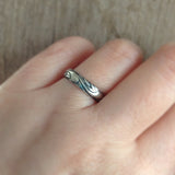 Antique Sterling Silver Flourish Ring