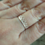 Sterling Silver Crown Ring