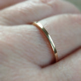 Gold Square Ring
