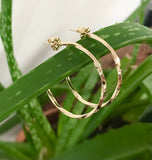Twisted Hoop Earrings