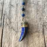 Men's Lapis Lazuli Inlay Necklace