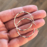 Twisted Hoop Earrings
