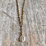 Gold Rosary Necklace