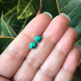 Turquoise Gemstone Stud Earrings