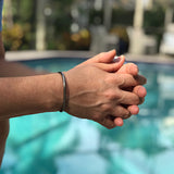 Men's Round Open Cuff Bracelet
