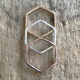 Set of 3 Hexagon Rings